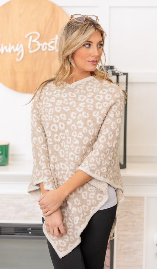It's Not Over Poncho, Beige