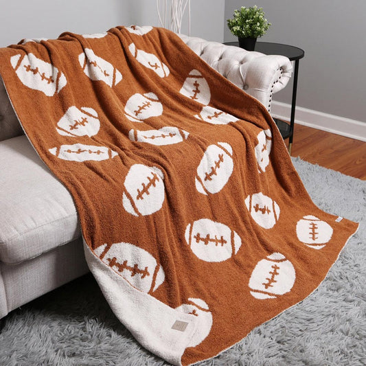 Comfy Luxe Football Blanket (SHIPS IN 1-2 WEEKS)