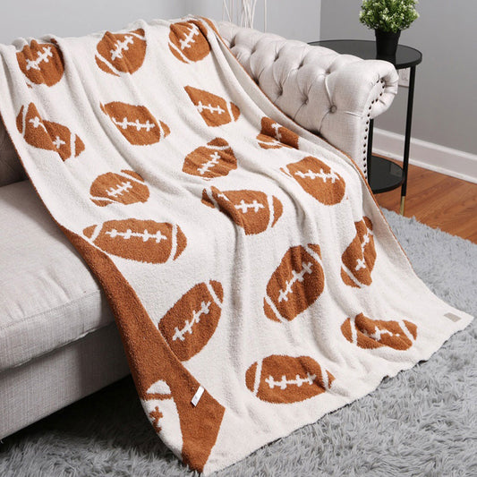 Comfy Luxe Football Blanket (SHIPS IN 1-2 WEEKS)