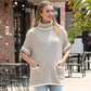 Comfy Luxe, Made You Look Pullover, Beige (SHIPS IN 2-3 WEEKS)