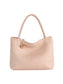 HR CORP - Ecostitch USA Women's Woven Shoulder Bag with Gold Accent
