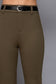 Active Basic | Active USA - Semi Flare Ponte Pants with Leather Belt