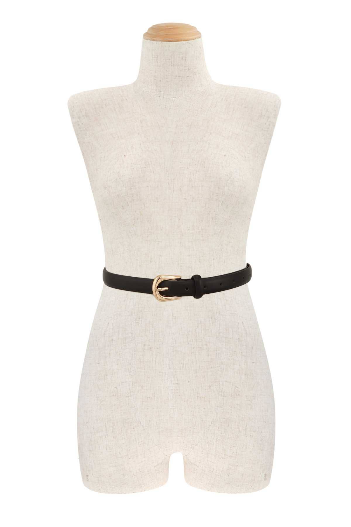 anbfashion - CLASSIC BUCKLE PU LEATHER BELT IW20005