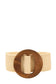 anbfashion - [RESTOCK] WOOD BUCKLE ELASTIC STRAW BELT