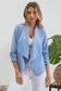 Blu Pepper - 3/4 ROUCHED SLEEVE BLAZER