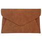 JNBFASHION.COM - Synthetic Leather Double Pocket Envelop Clutch