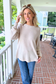 Everyday Sweater by Zenana, Sand Beige (SHIPS IN 2-3 WEEKS)