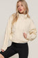 42P - Long Sleeve High Neck Short Twill Jacket