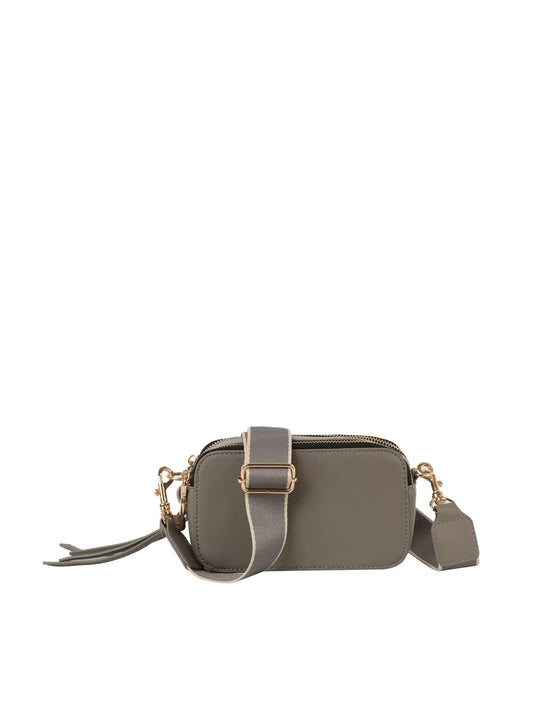 HR CORP - Calin collection Fashion double zip Cross-body Shoulder bag