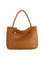 HR CORP - Ecostitch USA Women's Woven Shoulder Bag with Gold Accent