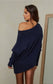 LÉA & LUC - ASYMETRICAL CASHMERE BLEND SWEATER (SHIPS IN 3-4 WEEKS)
