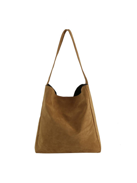 HR CORP - Calin Suede Slouchy hobo