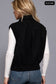 Active USA - Notched Collar Soft Felt Zip Up Vest