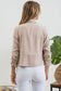 Blu Pepper - 3/4 ROUCHED SLEEVE BLAZER
