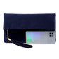 JNBFASHION.COM - Faux Micro Suede Foldover Clutch