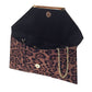 JNBFASHION.COM - Faux Suede Flat Leopard Envelope Clutch