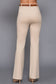 Active Basic | Active USA - Semi Flare Ponte Pants with Leather Belt