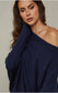 LÉA & LUC - ASYMETRICAL CASHMERE BLEND SWEATER (SHIPS IN 3-4 WEEKS)