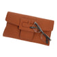 JNBFASHION.COM - Synthetic Leather Belted Envelope Clutch