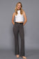 Active Basic | Active USA - Semi Flare Ponte Pants with Leather Belt
